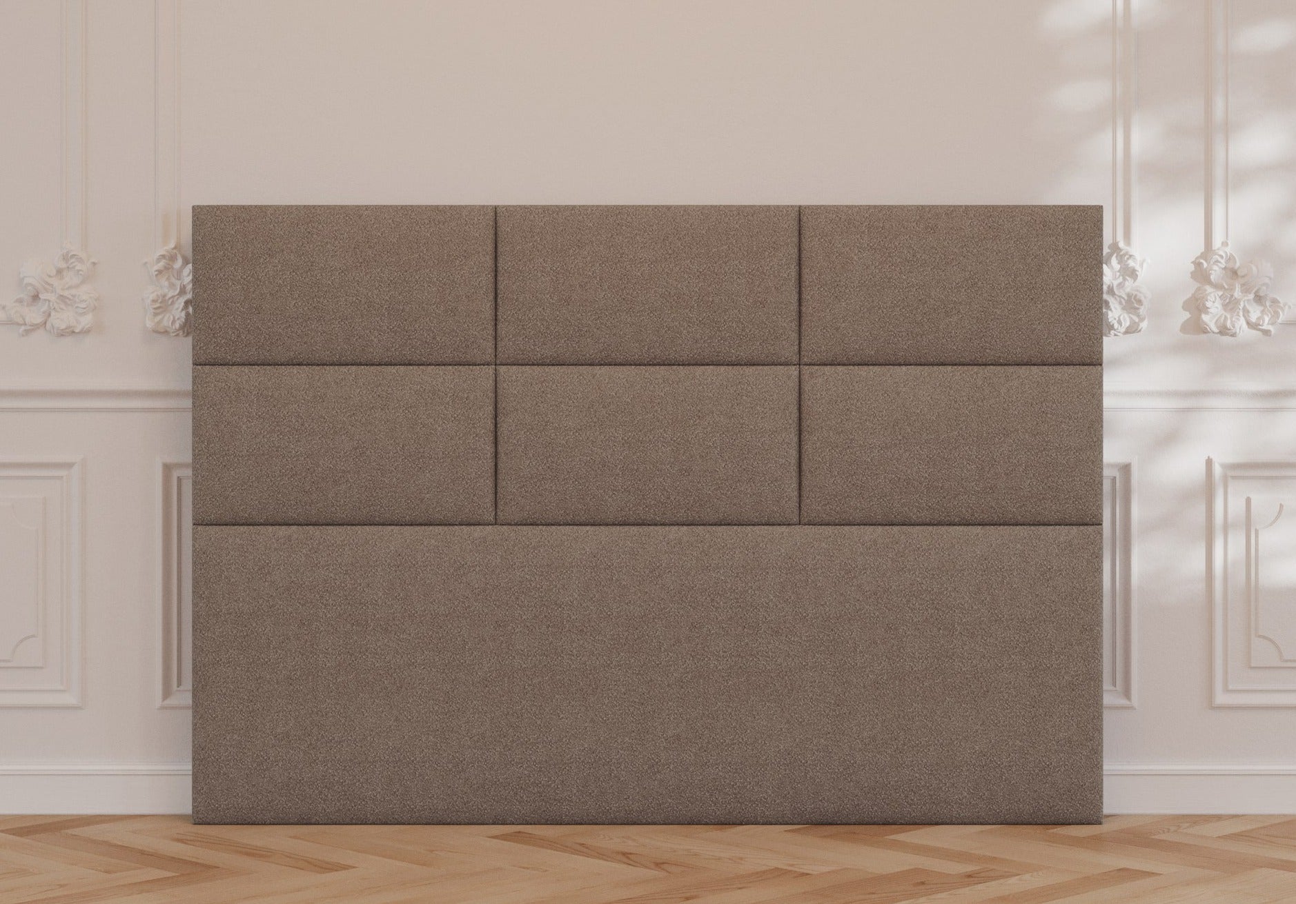 New heaven gavl | 180 cm | Bouclé latte - Nordic Dream