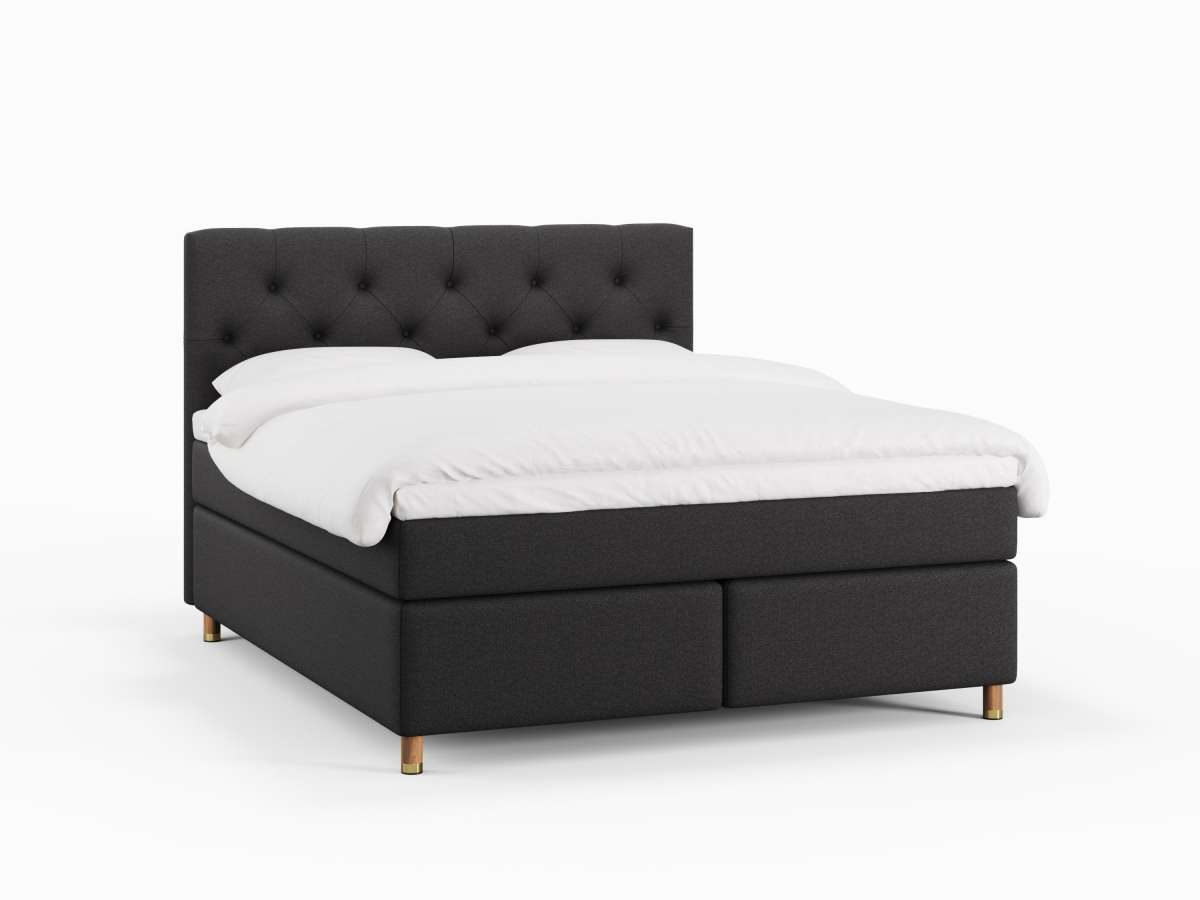 Nora Nordlys 180x200 Antracit Nordic Dream tilbyder senge med skandinavisk design og højkvalitets materialer. Oplev perfekt komfort for en god nattesøvn. Bestil din i dag!