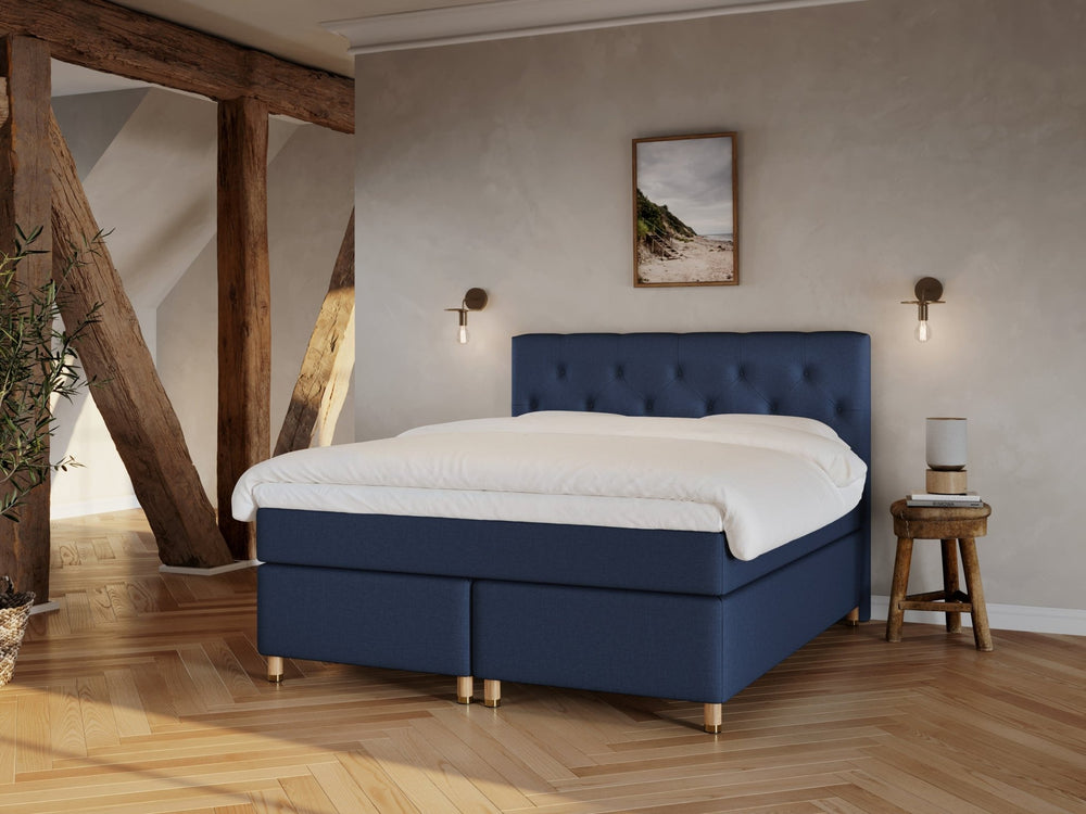 Nora Fjord | 180x200 | Dyb blå - Nordic Dream