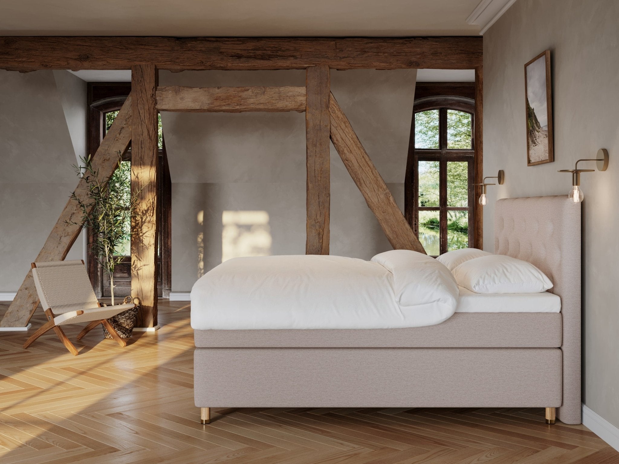 Nora Fjord | 180x210 | Macchiato - Nordic Dream