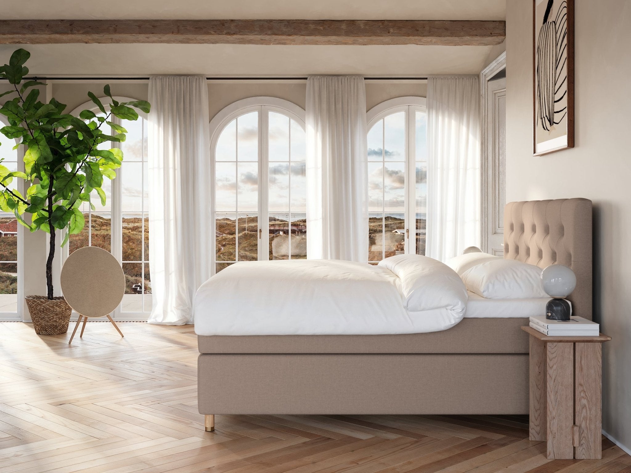 Nora Fjäll 180x200 Brun Nordic Dream tilbyder senge med skandinavisk design og højkvalitets materialer. Oplev perfekt komfort for en god nattesøvn. Bestil din i dag!