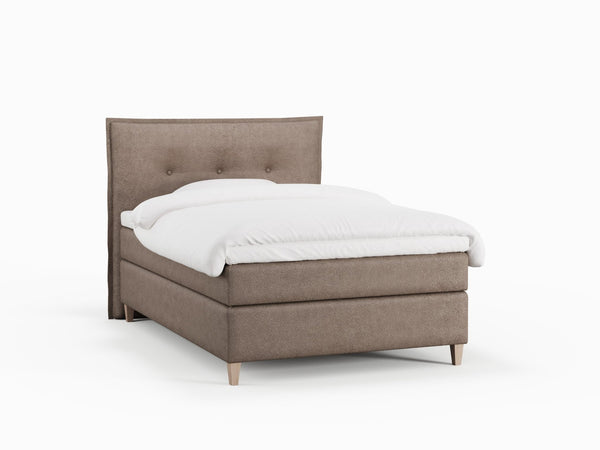 Snefrid Fjord 140x210 Bouclé latte Nordic Dream tilbyder senge med skandinavisk design og højkvalitets materialer. Oplev perfekt komfort for en god nattesøvn. Bestil din i dag!