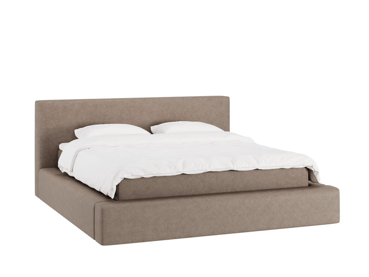 Nova Nordlys 180x200 Bouclé Latte Nordic Dream Danske luksus senge