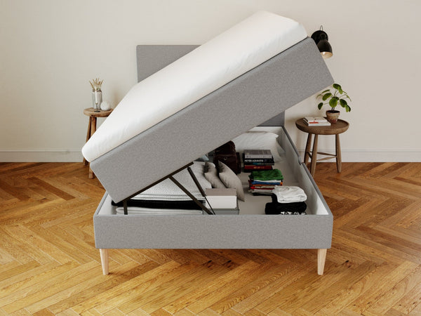 Astrid Fjäll 120x200 Lys grå Nordic Dream tilbyder senge med skandinavisk design og højkvalitets materialer. Oplev perfekt komfort for en god nattesøvn. Bestil din i dag!