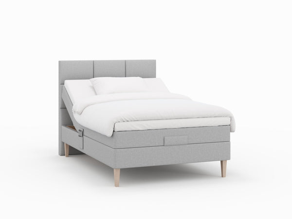 Ragna Älv 120x200 Lys grå Nordic Dream tilbyder senge med skandinavisk design og højkvalitets materialer. Oplev perfekt komfort for en god nattesøvn. Bestil din i dag!