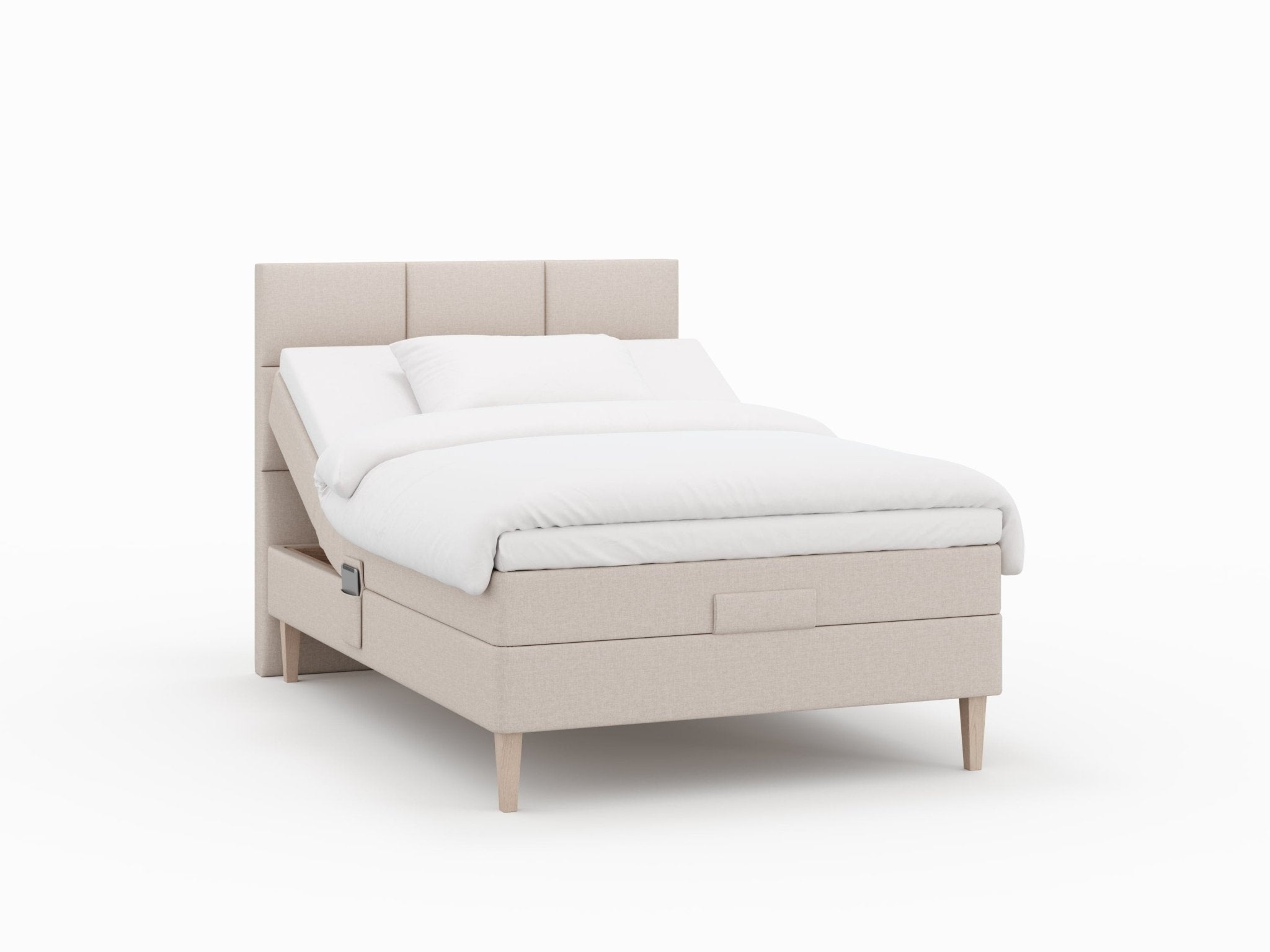 Ragna Älv 120x200 Sand Nordic Dream tilbyder senge med skandinavisk design og højkvalitets materialer. Oplev perfekt komfort for en god nattesøvn. Bestil din i dag!
