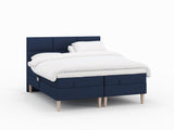 Ragna Älv 160x200 Dyb blå Nordic Dream tilbyder senge med skandinavisk design og højkvalitets materialer. Oplev perfekt komfort for en god nattesøvn. Bestil din i dag!
