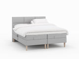 Ragna Älv 160x200 Lys grå Nordic Dream tilbyder senge med skandinavisk design og højkvalitets materialer. Oplev perfekt komfort for en god nattesøvn. Bestil din i dag!