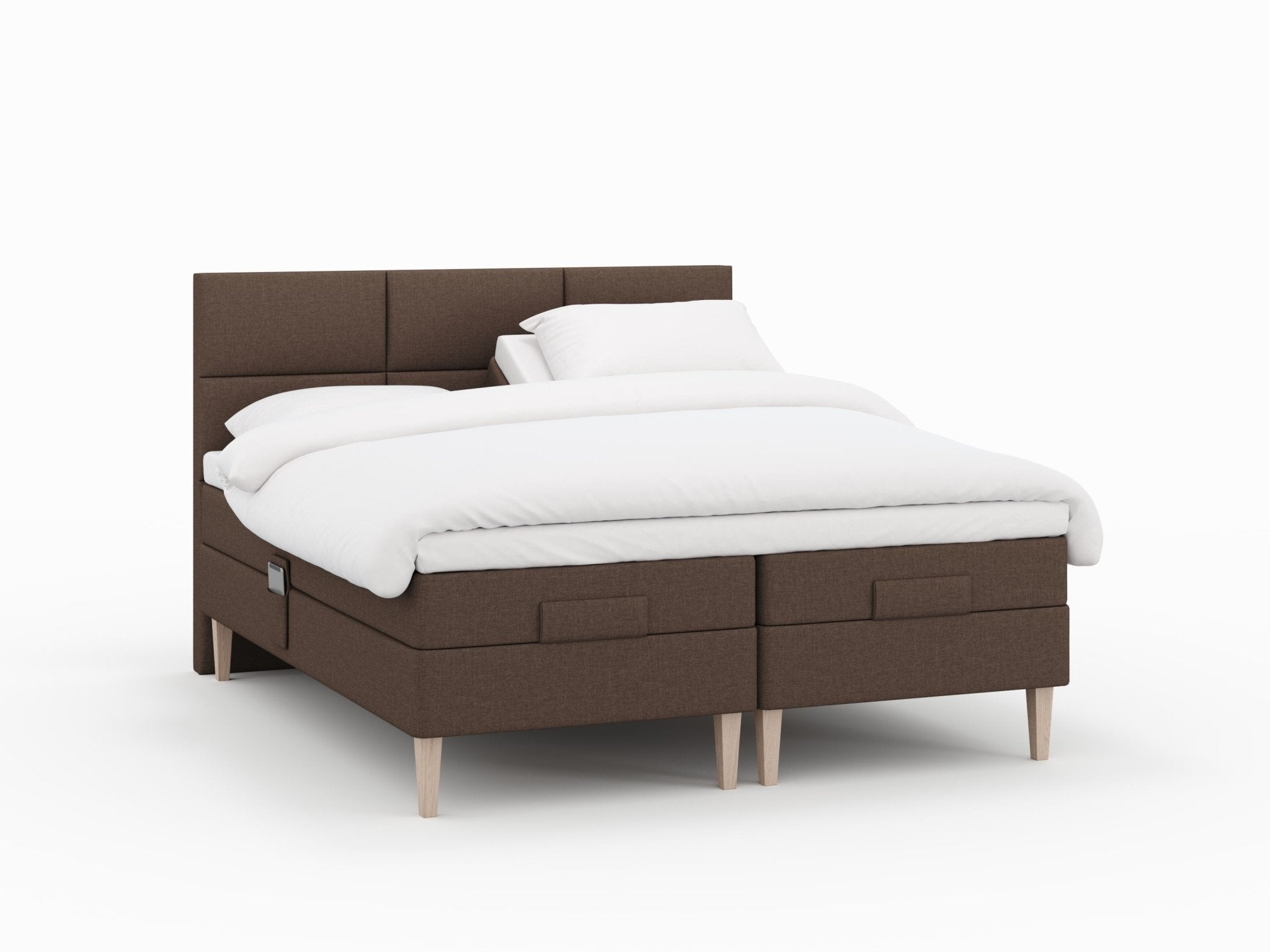 Ragna Fjord 180x200 Mørk brun Nordic Dream tilbyder senge med skandinavisk design og højkvalitets materialer. Oplev perfekt komfort for en god nattesøvn. Bestil din i dag!