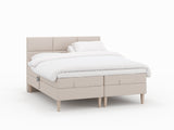 Ragna Älv 160x200 Sand Nordic Dream tilbyder senge med skandinavisk design og højkvalitets materialer. Oplev perfekt komfort for en god nattesøvn. Bestil din i dag!