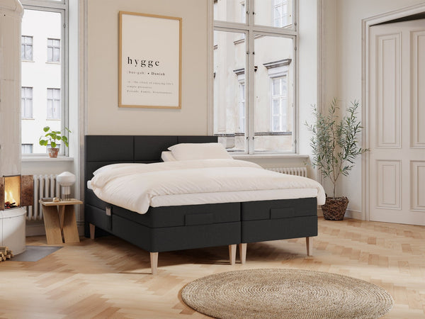Ragna Älv 180x200 Antracit Nordic Dream tilbyder senge med skandinavisk design og højkvalitets materialer. Oplev perfekt komfort for en god nattesøvn. Bestil din i dag!