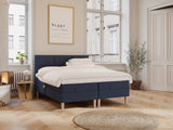 Ragna Älv 160x200 Dyb blå Nordic Dream tilbyder senge med skandinavisk design og højkvalitets materialer. Oplev perfekt komfort for en god nattesøvn. Bestil din i dag!