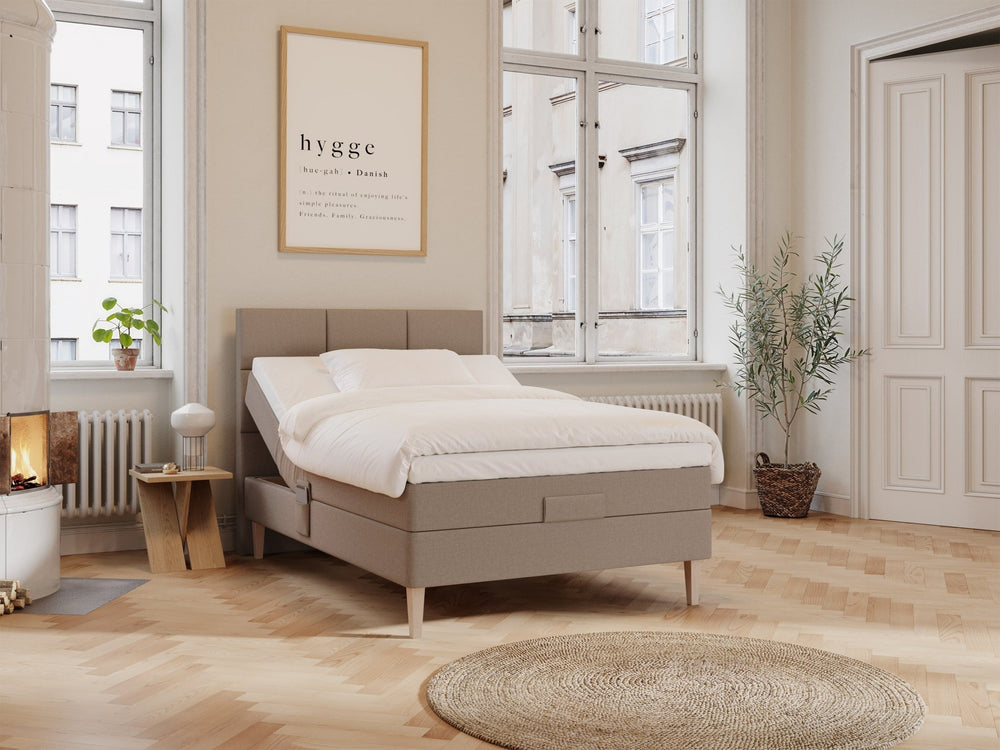 Ragna Fjord 120x200 Brun Nordic Dream tilbyder senge med skandinavisk design og højkvalitets materialer. Oplev perfekt komfort for en god nattesøvn. Bestil din i dag!