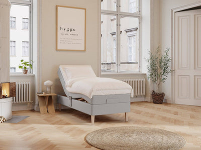 Ragna | 90x200 | Lys grå - Nordic Dream