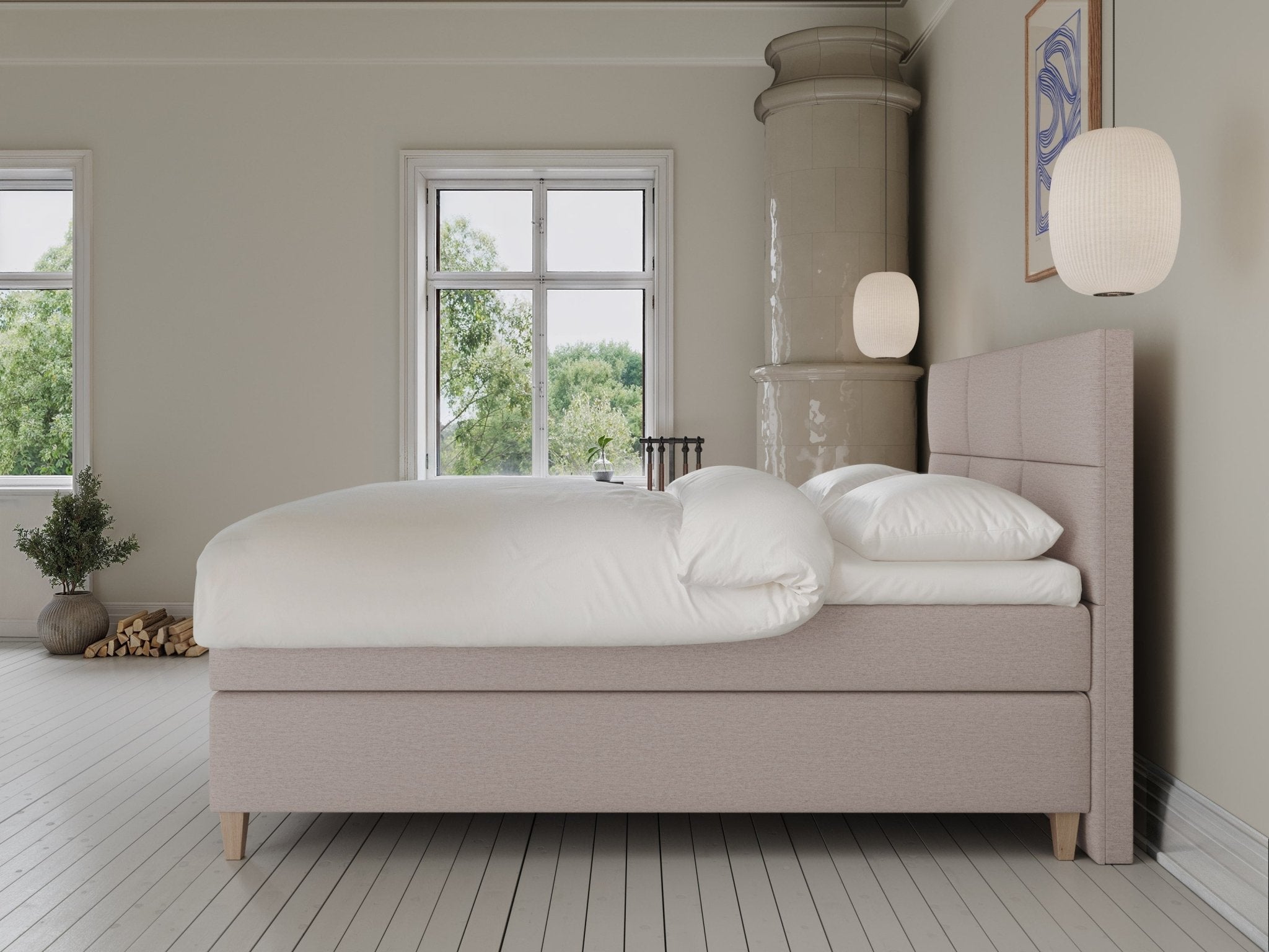 Snefrid Fjord | 180x210 | Macchiato - Nordic Dream