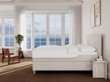 Snefrid Nordlys | 180x200 | Bouclé cream - Nordic Dream