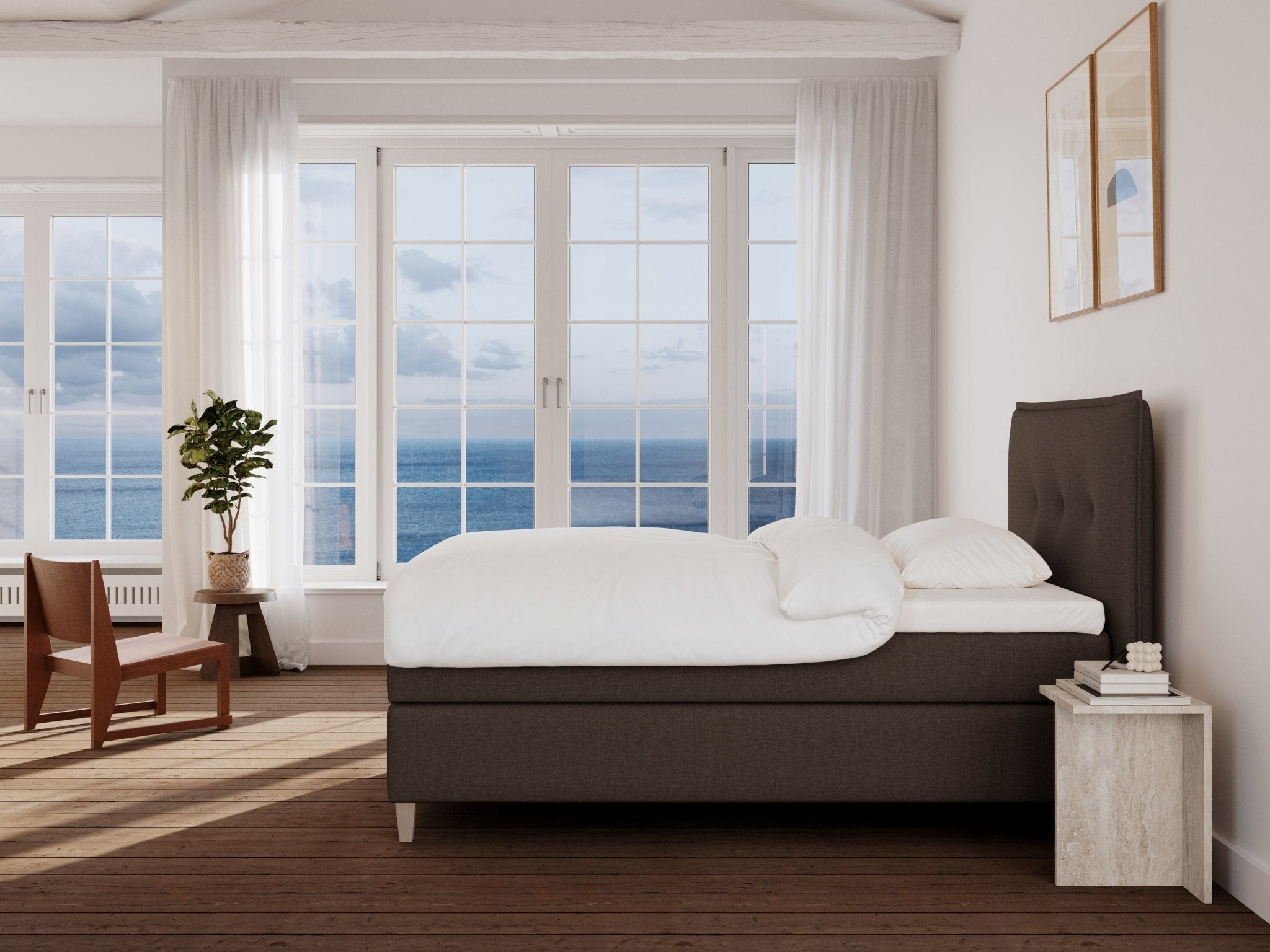 Snefrid Nordlys 120x200 Mørk Brun Nordic Dream tilbyder senge med skandinavisk design og højkvalitets materialer. Oplev perfekt komfort for en god nattesøvn. Bestil din i dag!