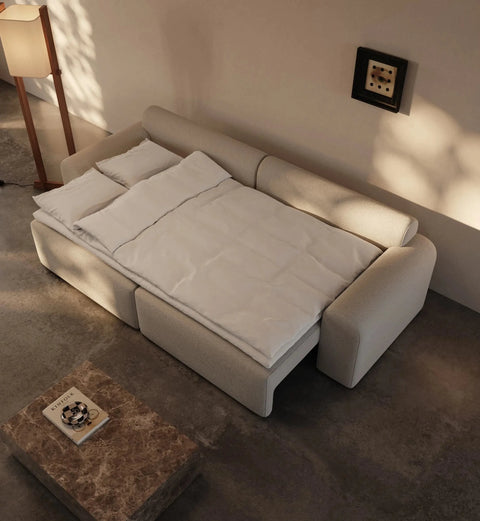 Cala | 133x200 | Bouclé beige | 333 - Nordic Dream Senge