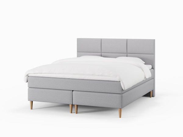 Svanhild Älv 180x200 Lys grå Nordic Dream tilbyder senge med skandinavisk design og højkvalitets materialer. Oplev perfekt komfort for en god nattesøvn. Bestil din i dag!