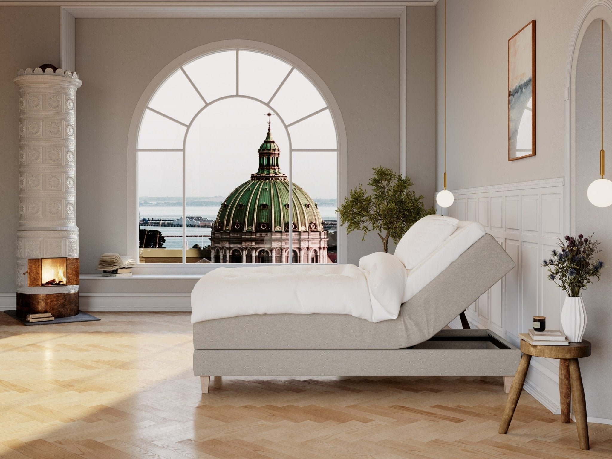 Aura Nordlys | 90x210 | Sand - Nordic Dream