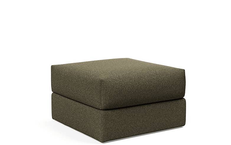 Puf | 75x75 | Bouclé grøn | 535 - Nordic Dream