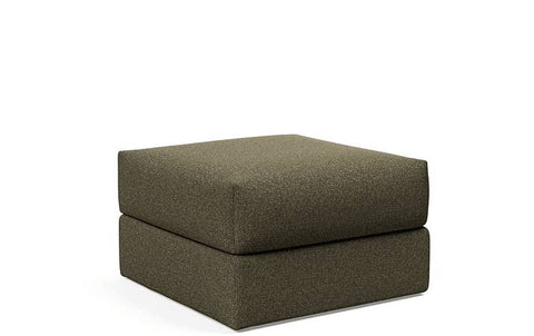 Puf | 75x75 | Bouclé grøn | 535 - Nordic Dream