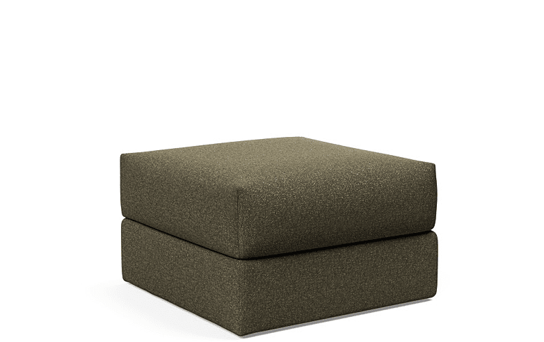 Puf | 75x75 | Bouclé grøn | 535 - Nordic Dream