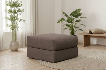 Puf | 75x75 | Forest brown | 411 - Nordic Dream