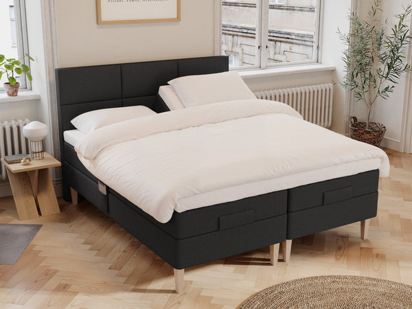 Ragna Älv 180x210 Antracit Nordic Dream tilbyder senge med skandinavisk design og højkvalitets materialer. Oplev perfekt komfort for en god nattesøvn. Bestil din i dag!