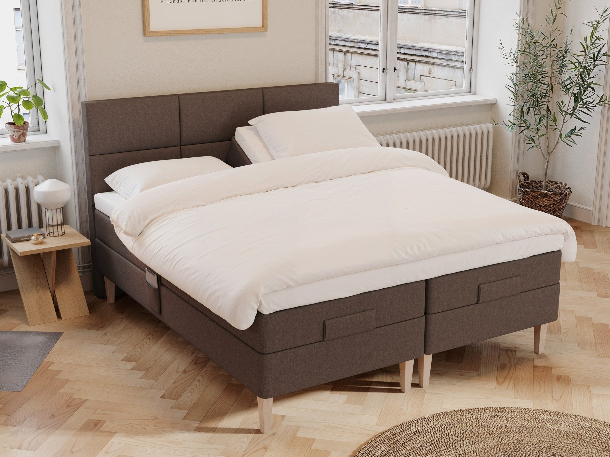 Ragna Älv 180x200 Mørk brun Nordic Dream tilbyder senge med skandinavisk design og højkvalitets materialer. Oplev perfekt komfort for en god nattesøvn. Bestil din i dag!