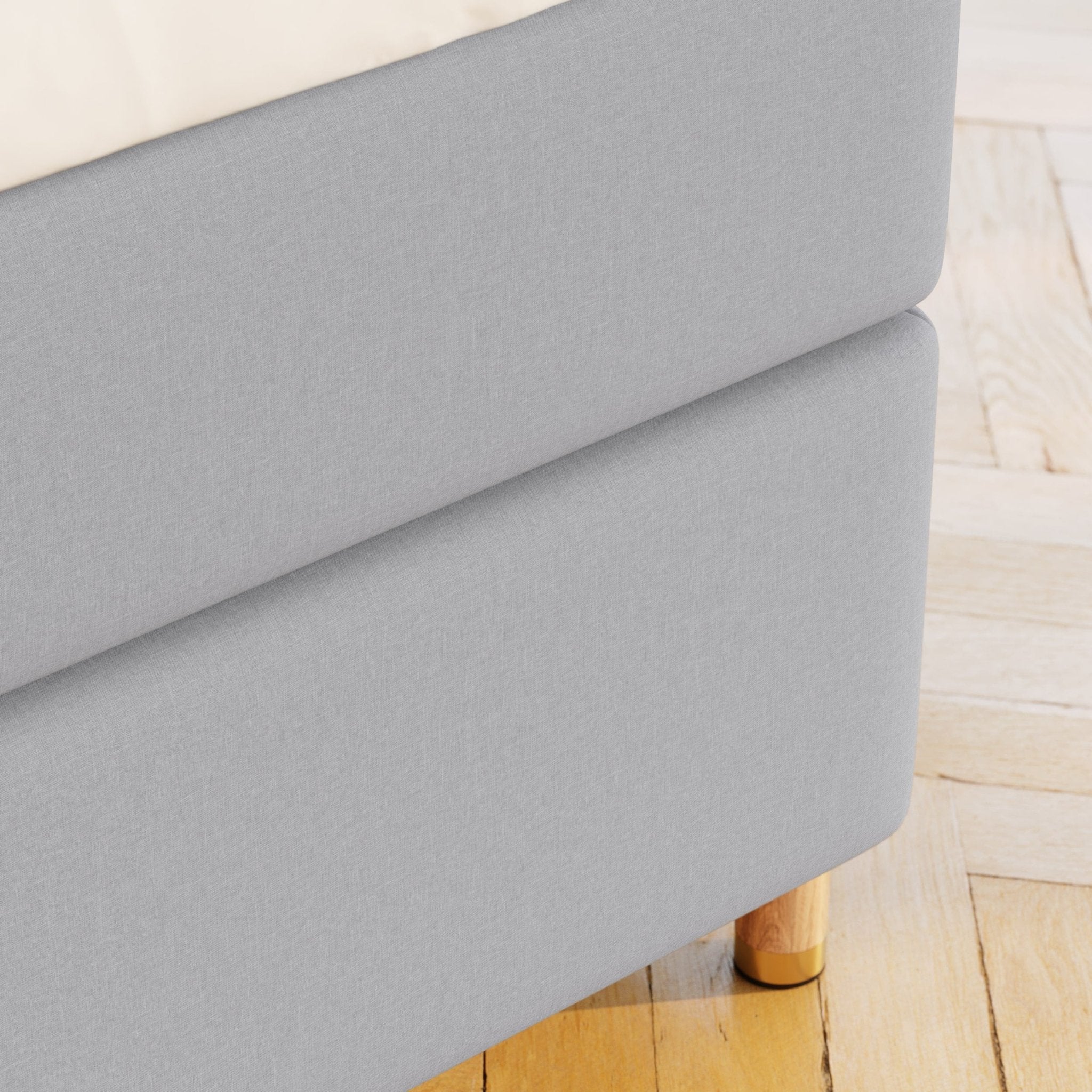 Nora Nordlys 180x200 Lys grå Nordic Dream tilbyder senge med skandinavisk design og højkvalitets materialer. Oplev perfekt komfort for en god nattesøvn. Bestil din i dag!
