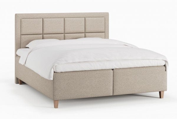 Freja Nordlys 180x200 Sand Nordic Dream tilbyder senge med skandinavisk design og højkvalitets materialer. Oplev perfekt komfort for en god nattesøvn. Bestil din i dag!