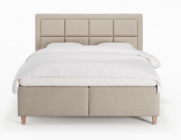 Freja Fjord 160x200 Sand Nordic Dream tilbyder senge med skandinavisk design og højkvalitets materialer. Oplev perfekt komfort for en god nattesøvn. Bestil din i dag!